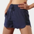 thumbnail image 1 of AXXD Blue Comfy Shorts For Women Summer Solid Color Sports Shorts Loose Breathable High Elasticity Running Fitness Yoga Shorts Mother's Day, 1 of 3