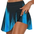 thumbnail image 1 of AXXD Blue Gym Shorts Women With Pockets Tennis Dress with Shorts Summer Pleated Athletic Stretchy Short Yoga Skirt Shorts Mother's Day, 1 of 5