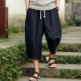 thumbnail image 1 of AXXD Cargo Pants For Men 2022 Seamless Waistband Black Shorts Wide-Leg Slim Checkered Sportwear Pants For Rollback, 1 of 4