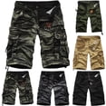 thumbnail image 1 of AXXD Cargo Shorts For Men Summer Fashion Outdoors Casual Button Pocket Sport Shorts Father's Day Gift, 1 of 4
