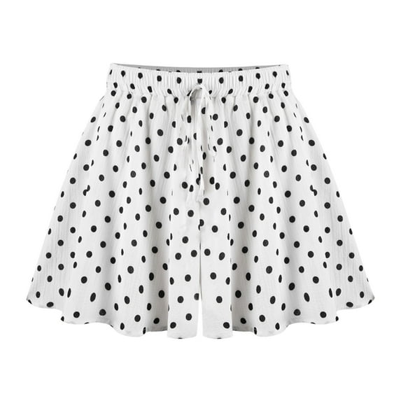 AXXD Clearance Shorts For Women,Plus Size Solid Loose Hot Pockets Lady Summer Shorts New Spring Fashion Fresh Trends & Styles White 10