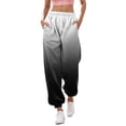 thumbnail image 1 of AXXD Gray Sweatpants for Women Clearance $5.00 Fall High Waist Workout Casual Loose Sports Sweatpants Ankle Banded Trousers Gradient Pants Valentine's Day, 1 of 3
