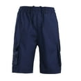 thumbnail image 1 of AXXD Gym Shorts Women,Multi-pocket Overalls Shorts Loose Outdoor Shorts Sports Fitness Pants White Biker Shorts Women Navy M, 1 of 7