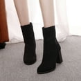 thumbnail image 1 of AXXD High-Heels Mid Mid-Calf Boots,Slouch Mom Boots For Women Walking Shoes Women Fall Autumn Knee-High Mid-Calf Boot Shoes For Rollback, 1 of 5