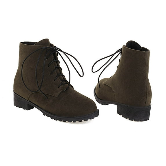 AXXD Low-Heeled Mid-Calf Boots,Medium Rain Boots For Women Christmas For Fall&Winter Teacher Womens Running Shoes Mid-Calf Chelsea Boots Boots For Clearence