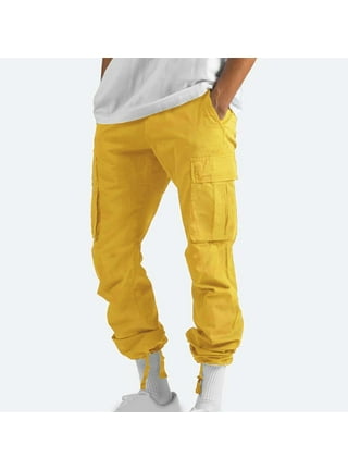 Mens Pants in Mens Clothing | Yellow - Walmart.com