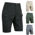 thumbnail image 1 of AXXD Men Shorts Black Summer Vintage Classic Twill Work Wear Business Cargo Bermuda Father's Day Gift, 1 of 6