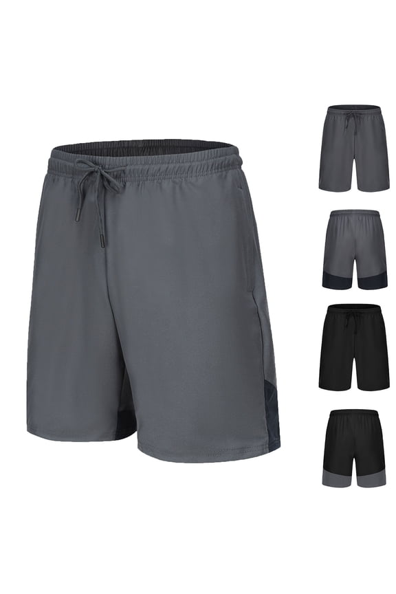 Men Shorts Casual Black Summer Fashion Sports Quick-dry Elastic Mid-waist Lace-up Shorts New Arrival