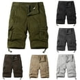 thumbnail image 1 of AXXD Men Shorts Casual Sports Leisure Multi-Pockets Relaxed Summer Shorts Clearance, 1 of 10