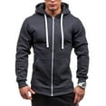 thumbnail image 1 of AXXD Men Solid Casual Outwear & Jackets Patchwork Classic Oversized Fall Autumn Daily Elbow-Length Cardigans For Men Blazers For Rollback, 1 of 4