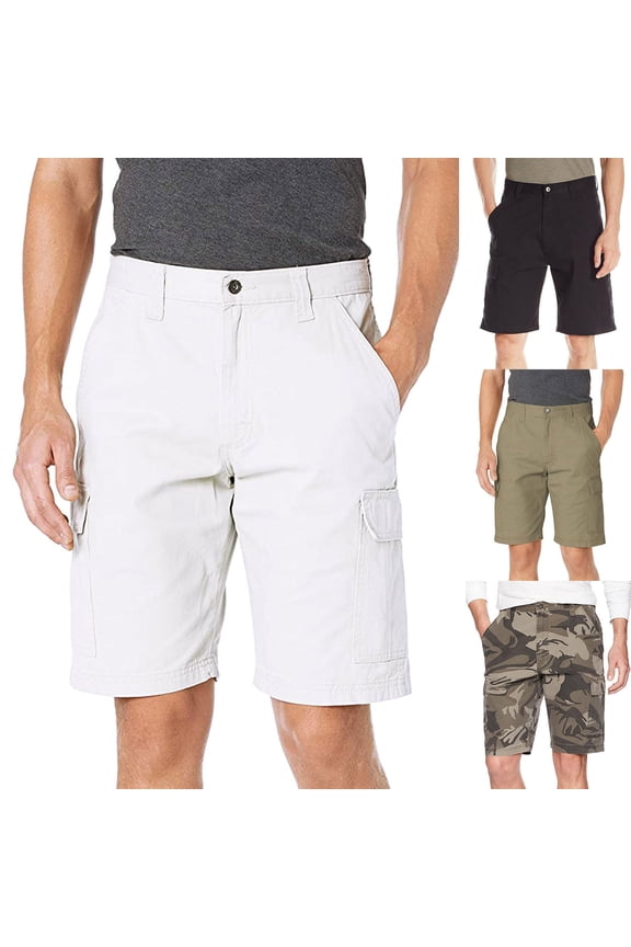 Men's Cargo Shorts Summer Fashion Pocket Zipper Classic Shorts Clearance