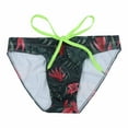 thumbnail image 1 of AXXD Men's Swim Trunks Casual Line Print High Stretch Swim High Elasticity Softness Swim Bikini for Men Clearance, 1 of 3