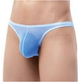 thumbnail image 1 of AXXD Mens Boxer Briefs,Father's day Colored Hip Lift Elastic Seamless Silk Covered Waistband Tight Boxer Briefs For Mens Clearence (10 Light Blue), 1 of 5