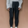 thumbnail image 1 of AXXD Mens Cargo Sweatpants Black Elastic Waist LaceUp Knit Leg Casual Sportive Sweatpants Trousers Gift for Men under 10$, 1 of 6