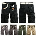 thumbnail image 1 of AXXD Mens Running Shorts Summer Mens Shorts with Pockets Drawstrings Casual Beach Work Athletic Cargo Shorts Clearance, 1 of 6
