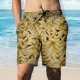 thumbnail image 1 of AXXD Mens Shirts Short Sleeve Relaxed Fit Food Realistic 3D Printed Summer Shorts Beach Shorts Beach Swim Shorts For Mens Clearance, 1 of 9