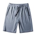 thumbnail image 1 of AXXD Mens Shorts Cargo,Men Athletic Shorts Athletic Running Summer Cotton Quick-drying Plus Size Fors New Arrival 3XL Gray, 1 of 3