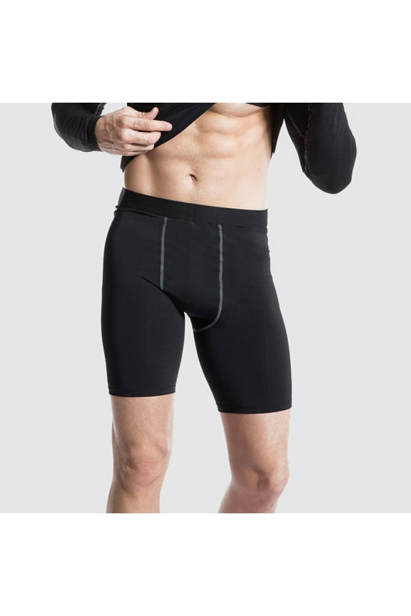 Mens Shorts Cargo,Sport And Fitness Gym Compression Athletic Running Quick-drying Plus Size For Mens New Arrival 3XL Black grey