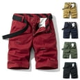 thumbnail image 1 of AXXD Mens Shorts Clearance Cargo Summer Work Shorts with Multi-pocket Mid-waist Casual Shorts New Arrival, 1 of 4