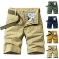 thumbnail image 1 of AXXD Mens Shorts Plus Size Cargo Shorts Multi-Pockets Relaxed Summer Beach Shorts Father's Day Gift, 1 of 4