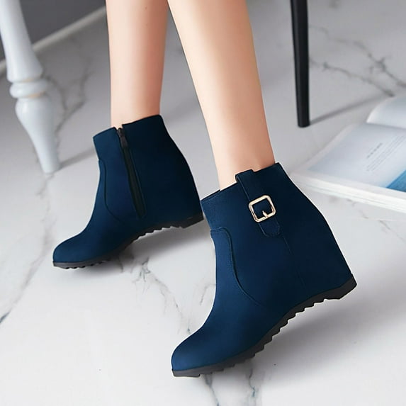 AXXD Mid-Calf Boots,Winter Couples Ankle-High Casual Fall Boots For Women 2022 Womens Fall Shoes Thanksgiving Day Slouch Boots Boots For Reduced Price