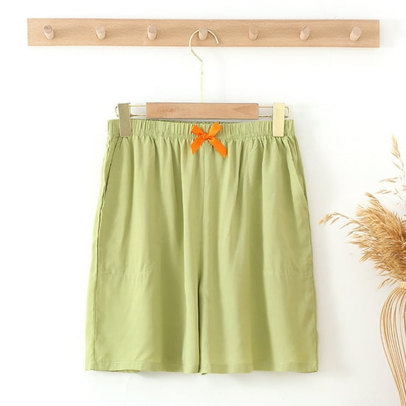 AXXD Woman Shorts Under 10 Summer Green Lace Plus Size Rope Tie Shorts Yoga Sport Pants Leggings Trousers Mother's Day