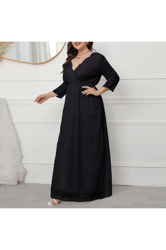 Prom Dresses,Long Sleeve V-Neck Tank Knee-Length Casual Vintage Loose Fit Plaid,White Formal Dresses For Women,Plus Size Dress