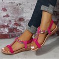 thumbnail image 1 of AXXD Sandals for Women Flat Shoes Ladies Beach Boho Sandals Summer Non-Slip Causal, 1 of 4