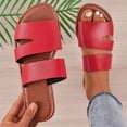 thumbnail image 1 of AXXD Sandals for Women New Summer Flat Shoes With Sandals And Casual Open Toe, 1 of 5