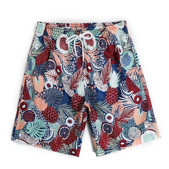 AXXD Short Shorts For Men Relaxed Fit Summer Outdoors Classic Drawstring Pineapple Lemon Printing Sport Shorts For Big&Tall New Arrival