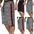 thumbnail image 1 of AXXD Shorts For Men Summer Sweatpants Casual Elastic Joggings Sport Stripe Baggy Pockets Shorts Clearance, 1 of 6