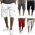 thumbnail image 1 of AXXD Shorts Men Casual Summer New Style Cotton Multi-Pocket Overalls Shorts Fashion Pant Clearance, 1 of 10