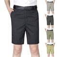 thumbnail image 1 of AXXD Shorts Men Casual Summer Pure Color Outdoors Pocket Beach Work Trouser Cargo Shorts New Arrival, 1 of 5