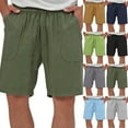 thumbnail image 1 of AXXD Shorts Men Summer Casual Comfortable Workout Shorts Drawstring Pockets Elastic Shorts New Arrival, 1 of 1