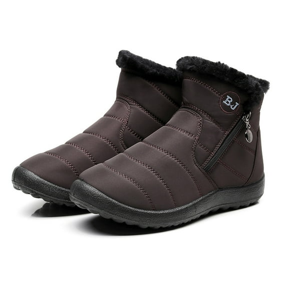 AXXD Snow Boots Winter Ankle Boots Steel Toe Shoes For Women Girls Ladies Snow Boots For Women Ankle-High Thanksgiving Day Casual Women Shoes For Clearence