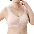 thumbnail image 1 of AXXD Strapless Backless Bra,Lace Front Button Shaping Cup Strap Underwire Bra Extra-Elastic Wirefree Lingerie for Girls New Arrival Size 2XL, 1 of 3