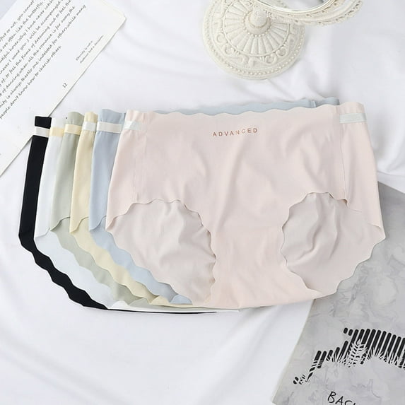AXXD Thermal Underwear for Women Seamless Sexy Ice Silk Underwear Breathable Comfortable Waist Bottom Crotch Girl Briefs New Arrival