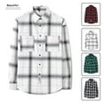 thumbnail image 1 of AXXD Flannel Shirt For Men,Men's Regular-fit Long Sleeve Plaid Flannel Shirt Fashion Casual, 1 of 6