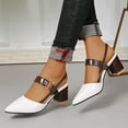 thumbnail image 1 of AXXD White Sandals for Women 2024 Flat Summer Beach Chunky Mothers Day, 1 of 5