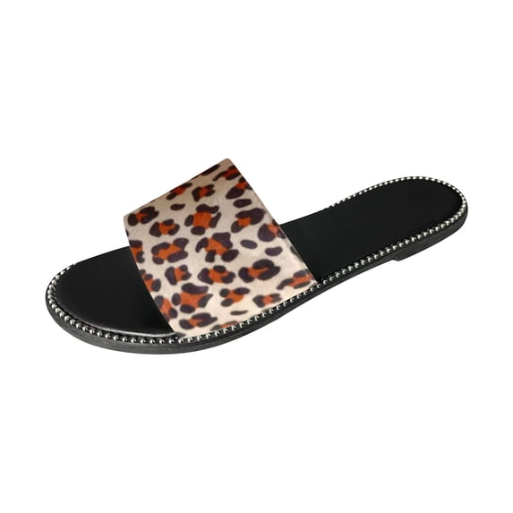AXXD Woman Sandals Brown Comfort Flat Summer Trendy Mothers Day