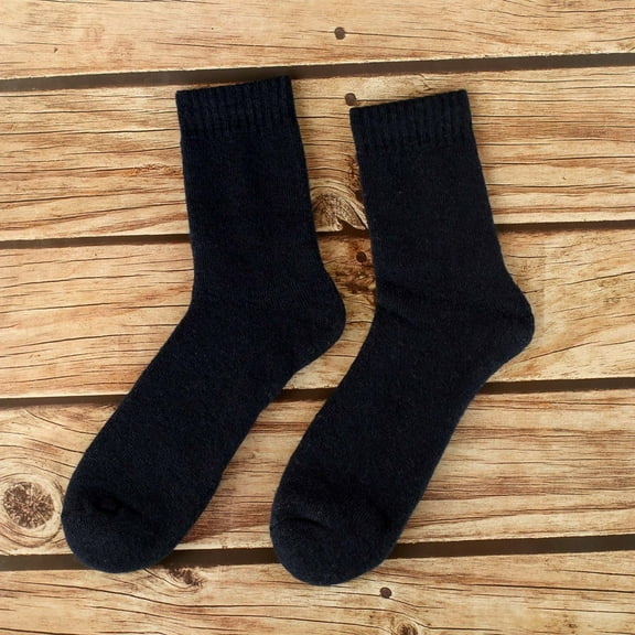 AXXD Women Ankle Socks,Winter Plush Thick Thermal Middle Tube Wool Socks