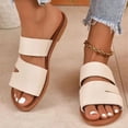 thumbnail image 1 of AXXD Women Beige Sandals New Summer Flat Shoes With Sandals And Casual Open Toe, 1 of 5