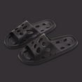 thumbnail image 1 of AXXD Women Black Sandals Summer Home Couple Shoes Indoor Outside Soft Soled, 1 of 3