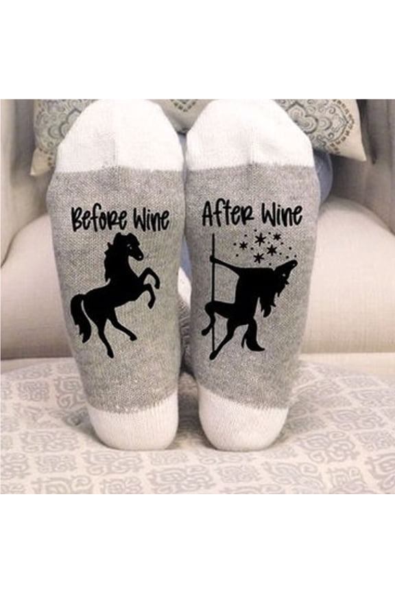 Women Crew Socks,Keep Warm Cotton Skateboard Sock Comfortable Floor Socks