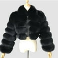 thumbnail image 1 of AXXD Women Faux Fur Coat,Women Plus Size Faux Coat Warm Furry Faux Short Jacket Long Sleeve Outerwear, 1 of 5