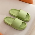 thumbnail image 1 of AXXD Women Green Sandals Clearance Under $10 Summer Home Couple Shoes Indoor Outside Soft Soled, 1 of 4