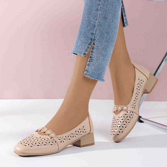 AXXD Women Sandals Summer Sandals Soft Sole Hollow Comfortable Breathable Non Slip Sandals