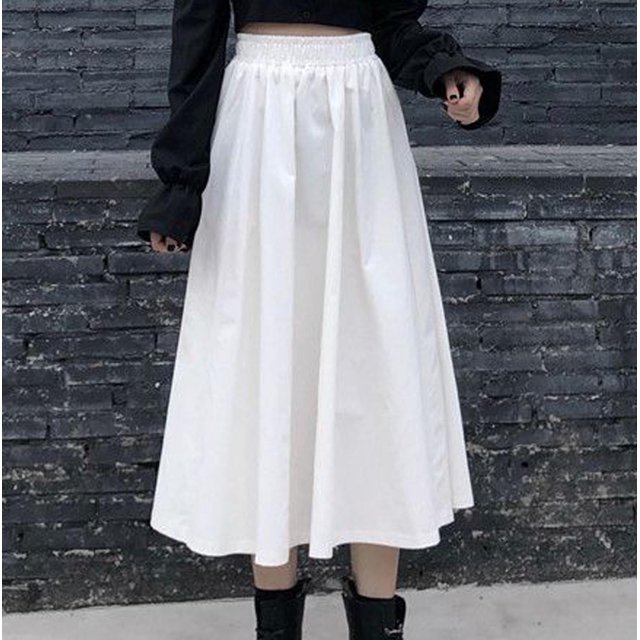 AXXD Women Skirts Under 15,Spring Summer Belt Elastic High Waist Long