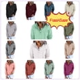 thumbnail image 1 of AXXD Women's Vintage Hooded Sweatshirt, Casual Loose Oversized Boyfriend Style Pullover Top, 1 of 5