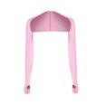 thumbnail image 1 of AXXD Womens Blouse Pink Basic Summer 2024 Solid Color Raglan Sleeve Shawl Sunscreen Shawl Fake Coat, 1 of 7